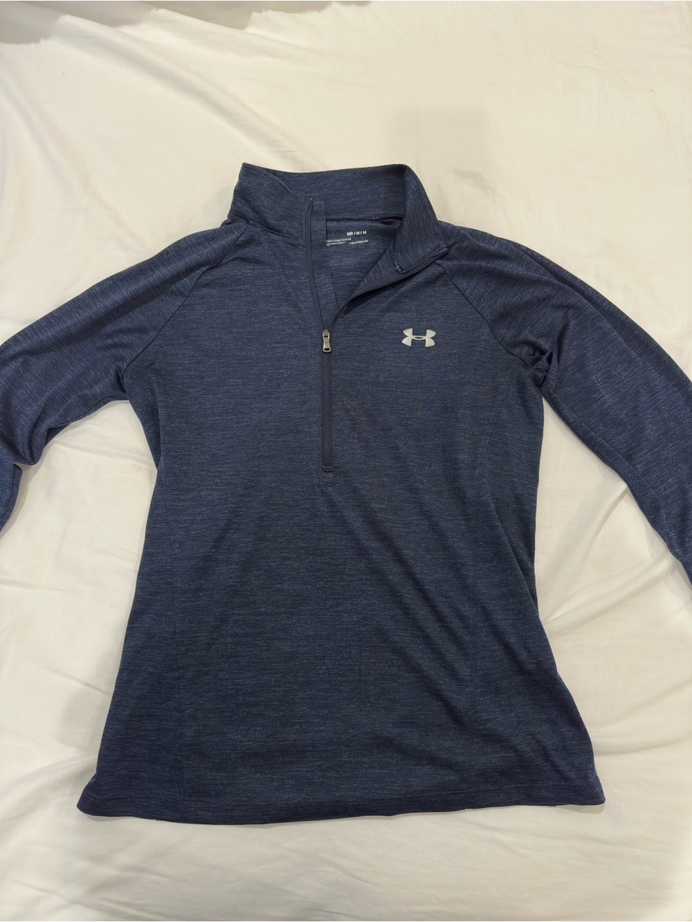 Under Armour Dark Blue Heather 1/4 Zip Pullover